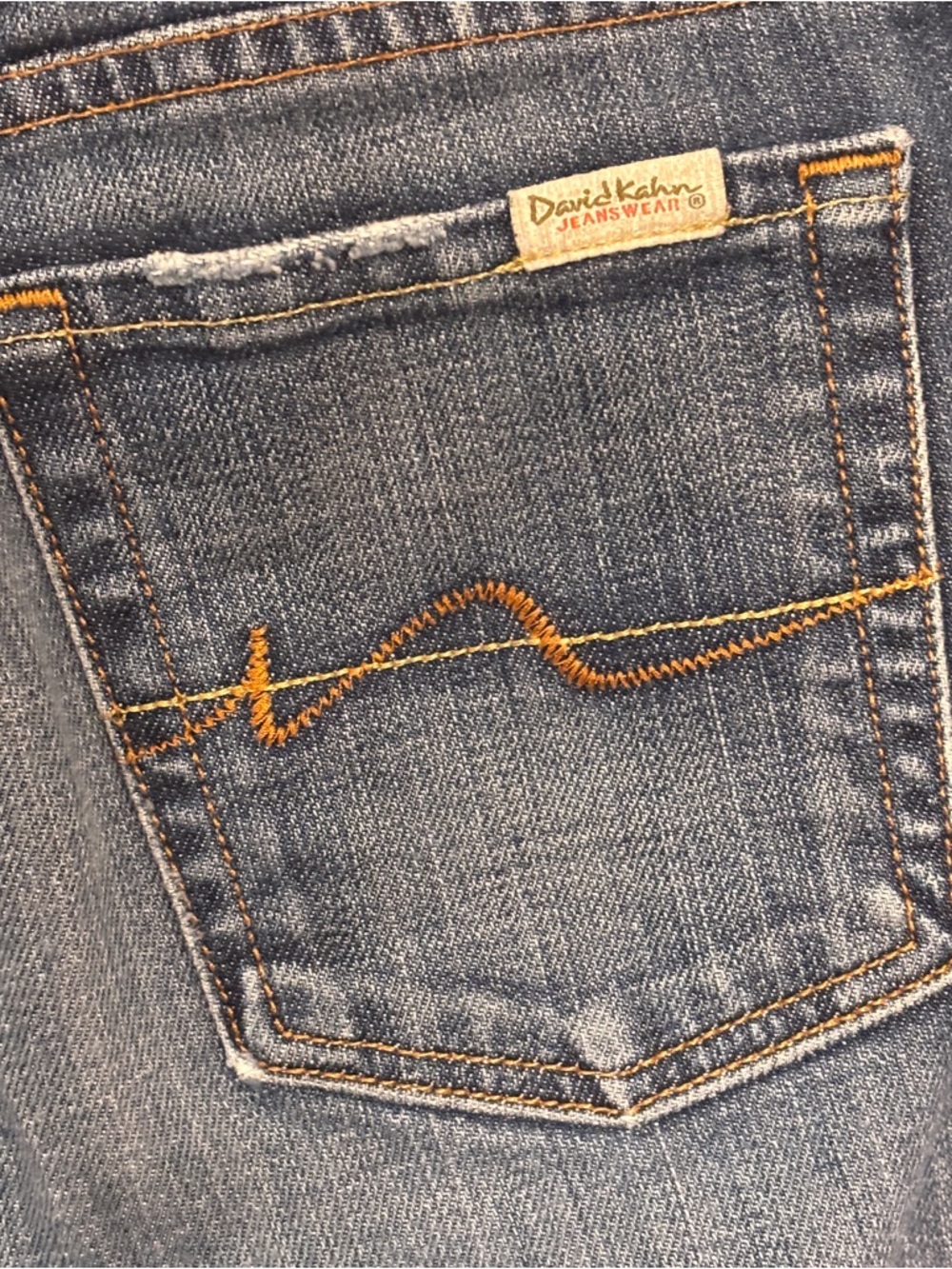 David Kahn Women’s Boot Cut Jeans in Medium Blue Wash SZ 10 - Picture 9 of 15